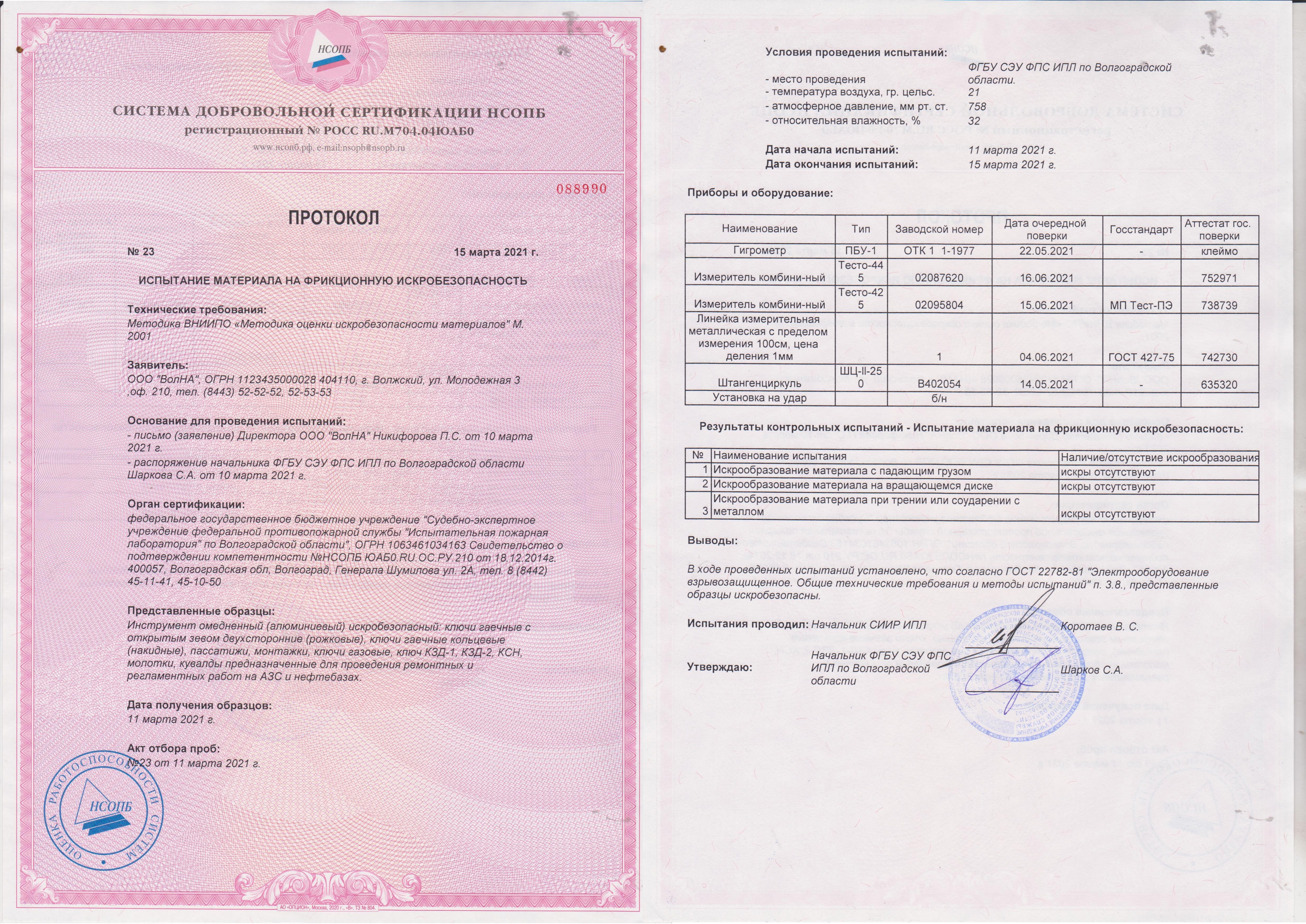 Ооо волна. Протокол испытаний на искробезопасность. Росс.ru.m704. Росс ru. M704 04юабо. ООО волна Волжский.